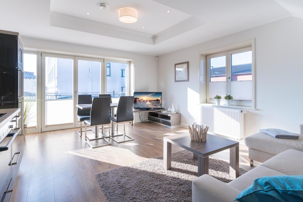Altstadt Wohnung 5 "Langeness" Borkum Bagian luar foto