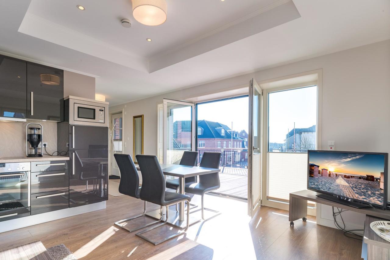 Altstadt Wohnung 5 "Langeness" Borkum Bagian luar foto